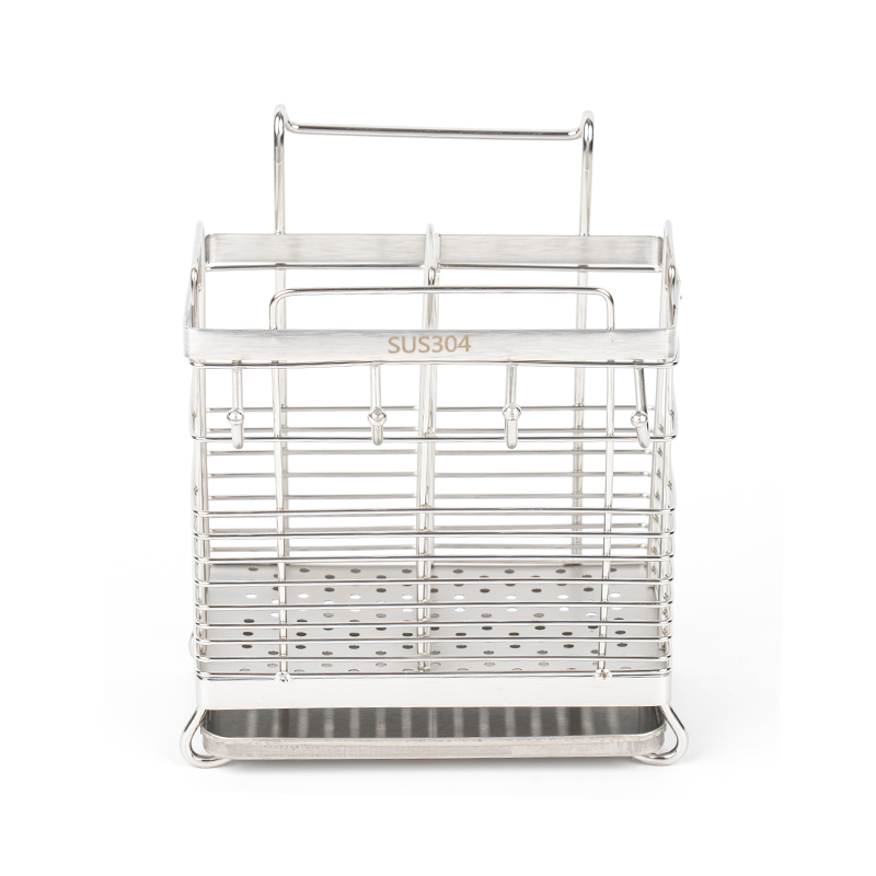 Asciugatura del supporto per bacchette per utensili da cucina in acciaio inossidabile 304