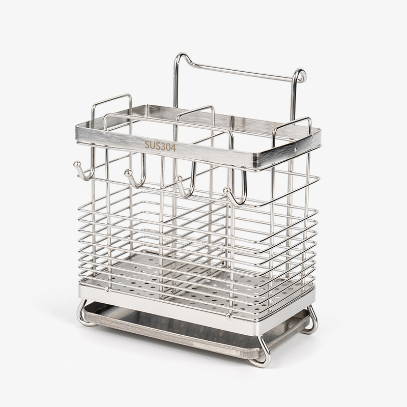 Asciugatura del supporto per bacchette per utensili da cucina in acciaio inossidabile 304