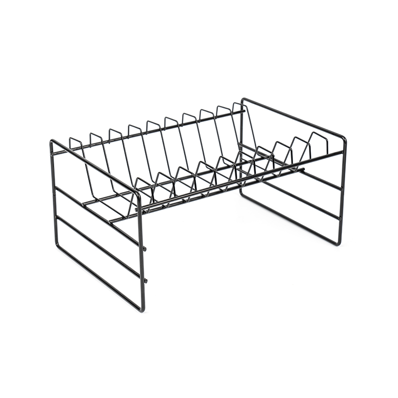 Portaoggetti multifunzionale nero per lavello per utensili