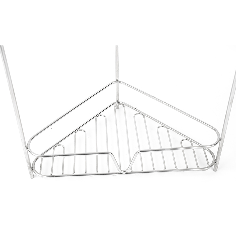 Mensola organizer da bagno ad angolo a 3 livelli