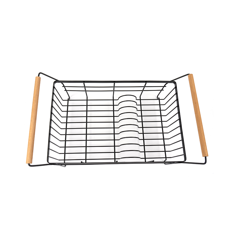 Scolapiatti in acciaio inox con portaposate e scolapiatti