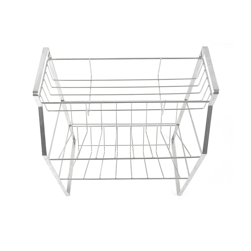 Portaspezie nero a 3 livelli con supporto a parete per cucina