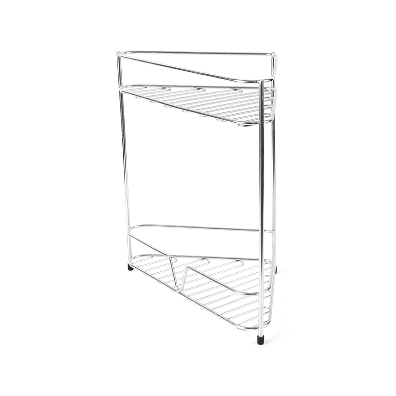 Mensola organizer angolare per bancone da bagno