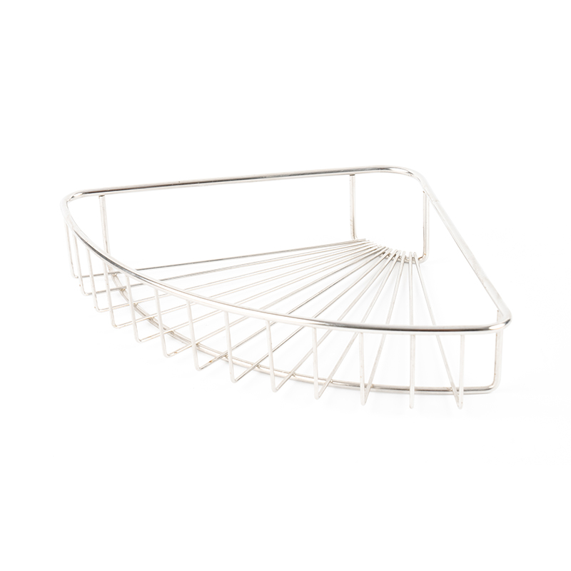 Portaoggetti da doccia con montaggio a parete in acciaio inossidabile con gancio