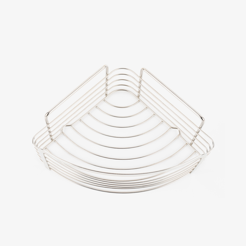 Carrello doccia angolare da parete con adesivo