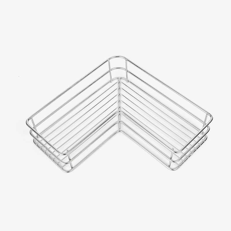 Carrello per doccia angolare in acciaio inossidabile SUS304 con adesivo