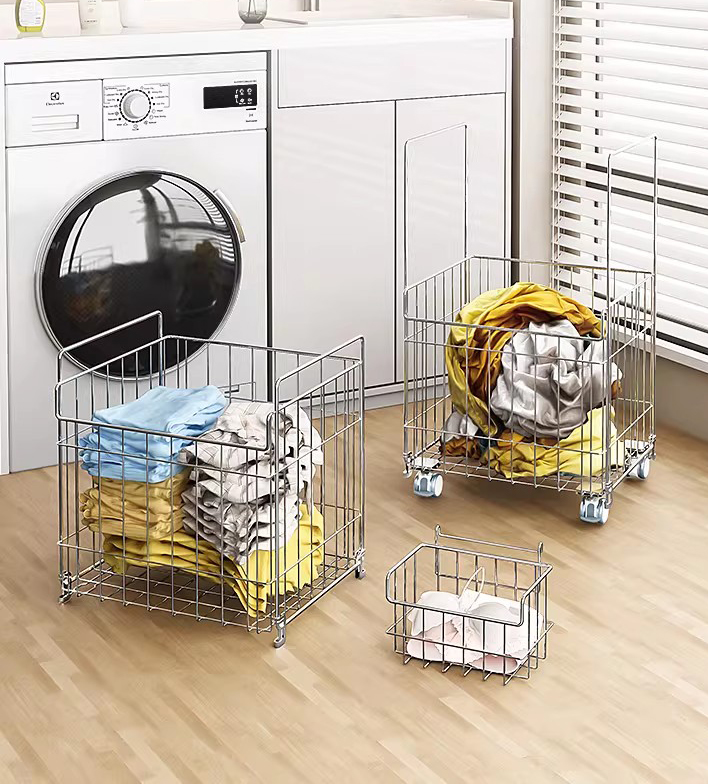 Quali miglioramenti tecnologici stanno riducendo il peso dei cestini metallici per la biancheria sporca?